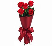 Букет 5 Красных роз Эдлесс Лав в Будогощь