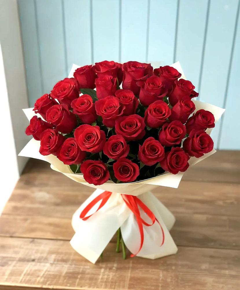 Букет 29 Красных роз в Будогощь