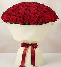 Букет 101 Красная роза Милано в Будогощь