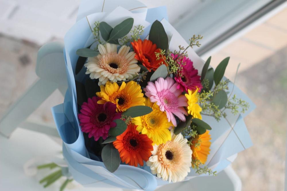 Букет цветов из: Герберы в Будогощь