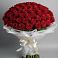 Букет 101 Красная роза Блэк Мэджик в Будогощь