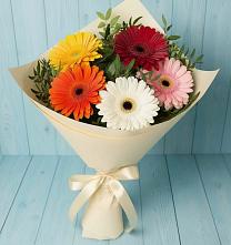 Букет цветов из:  Герберы в Будогощь