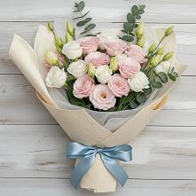 Букет цветов из:  Лизиантусы #REPLACE_PRED# Будогощь