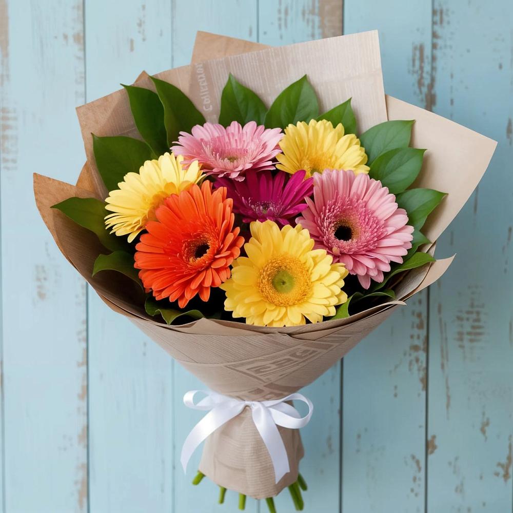 Букет цветов из: Герберы в Будогощь