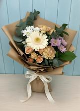Букет цветов из:  Герберы и Хризантемы в Будогощь
