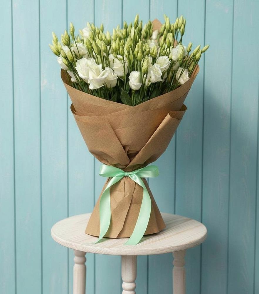 Букет цветов из: Лизиантусы в Будогощь