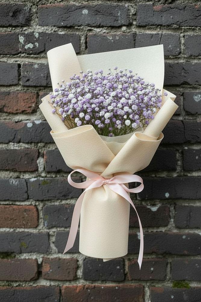 Букет цветов из: Гипсофила в Будогощь