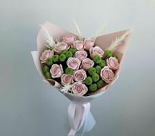 Букет цветов из:  Розы и Хризантемы в Будогощь