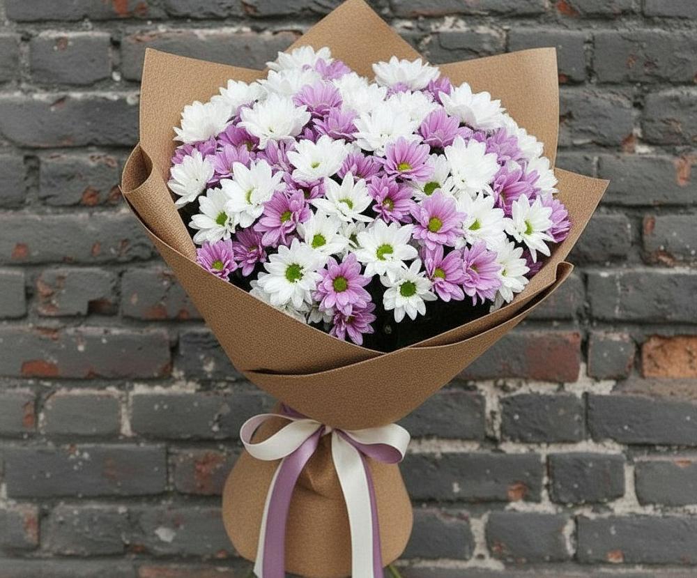 Букет цветов из: Хризантемы в Будогощь