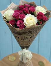 Букет цветов из:  Розы в Будогощь
