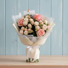 Букет цветов из:  Розы #REPLACE_PRED# Будогощь