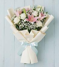 Букет цветов из:  Лилии в Будогощь